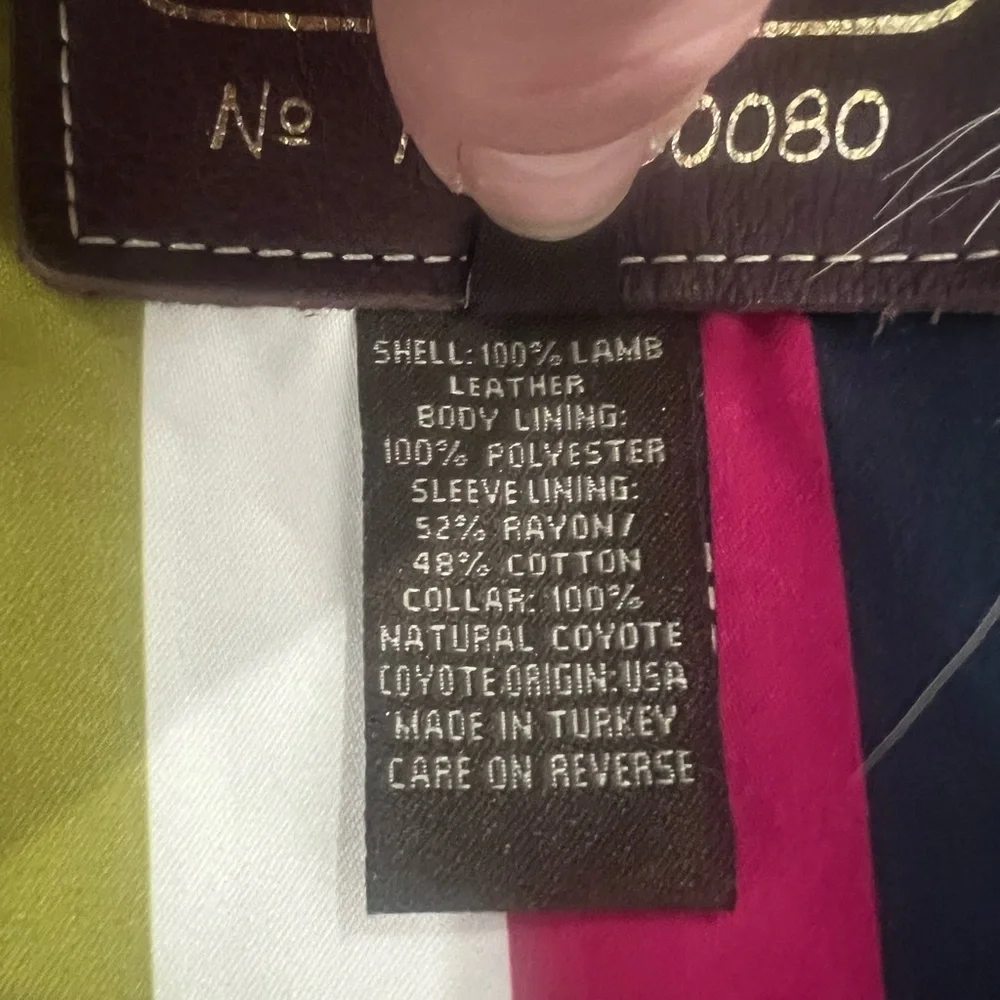 Women’s COACH LEATHER JACKET BROWN. Size 8 runs small. Beautiful. Worn once - Picture 7 of 9